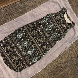 Maxi elephant design dress